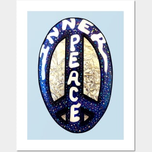 Galactic Inner Peace Sign Posters and Art